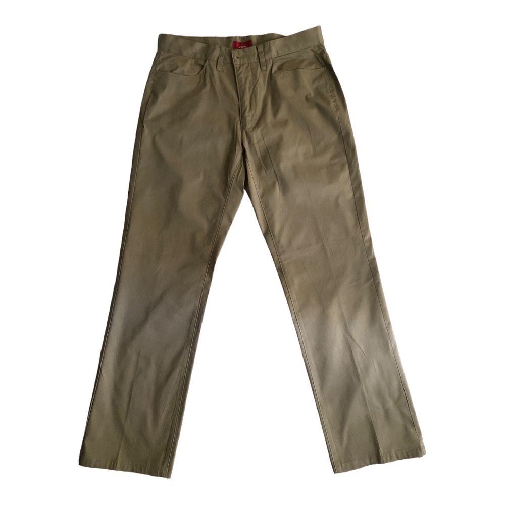 Dark Tan/Brown Alfani Slim Fit Men’s khaki’s.
